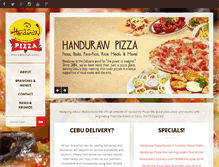 Tablet Screenshot of handurawpizza.com